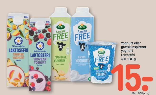 Yoghurt eller græsk inspireret yoghurt