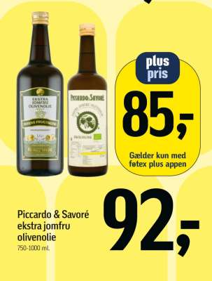 Piccardo Savoré ekstra jomfru olivenolie