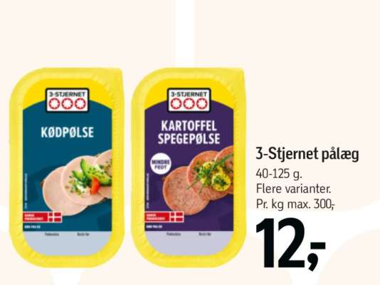 3-Stjernet pålæg
