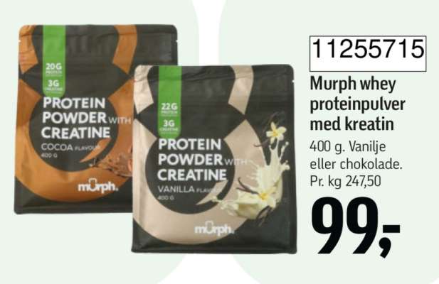 Murph whey proteinpulver med kreatin
