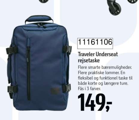 Traveler Underseat rejsetaske