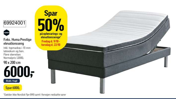 Huma Prestige elevationsseng