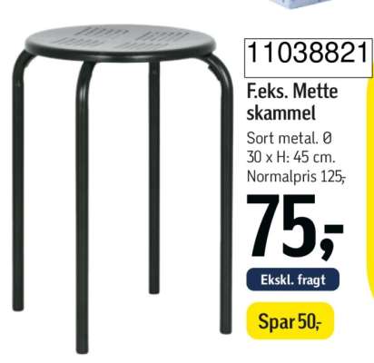 F.eks. Mette skammel