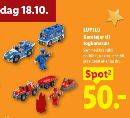 LUPILU Køretøjer til togbanesæt