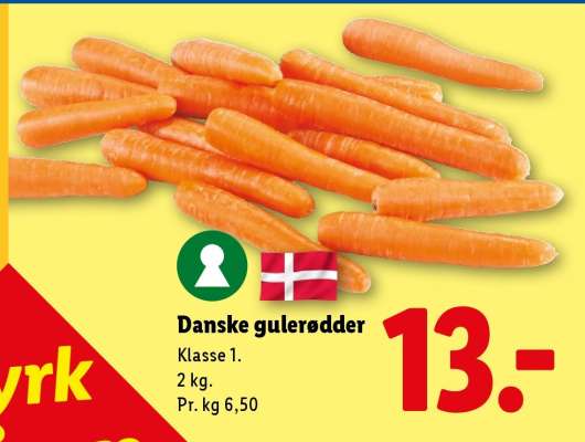 Danske gulerødder
