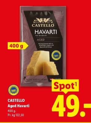 Castello aged havarti