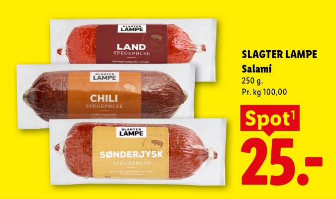 SLAGTER LAMPE Salami