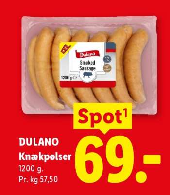 DULANO Knækpølser