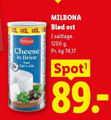 MILBONA Blød ost