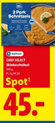 CHEF SELECT Skinkeschnitzel