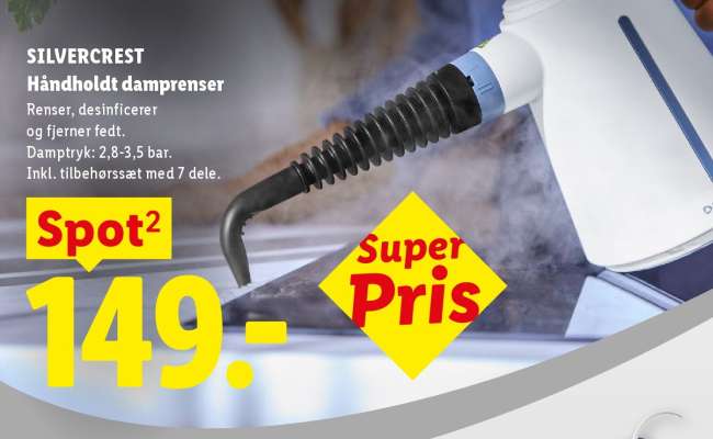 SILVERCREST Håndholdt damprenser