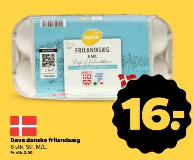 Dava danske frilandsæg