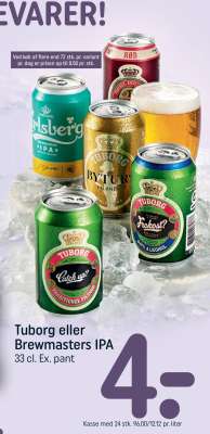 Tuborg eller Brewmasters IPA