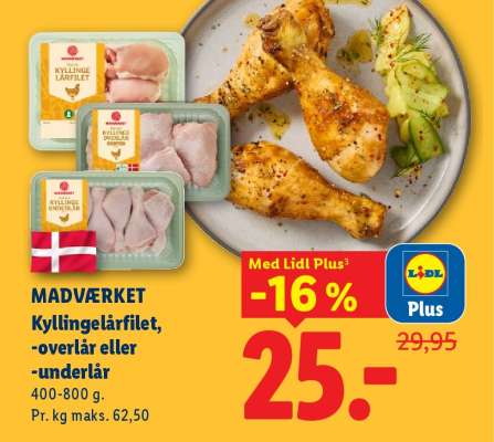 MADVÆRKET Kyllingelårfilet