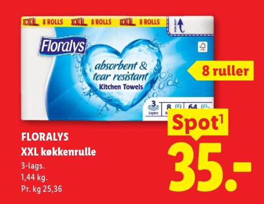 FLORALYS XXL køkkenrulle