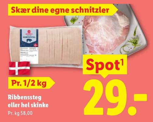 Ribbensteg eller hel skinke