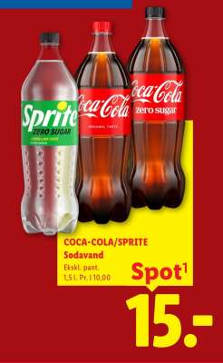 COCA-COLA/SPRITE Sodavand