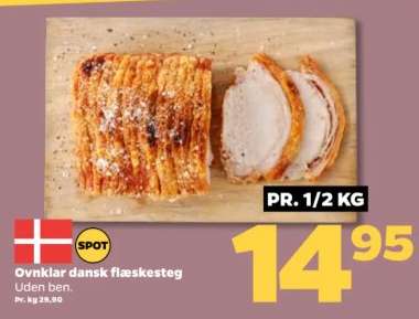 Ovnklar dansk flæskesteg