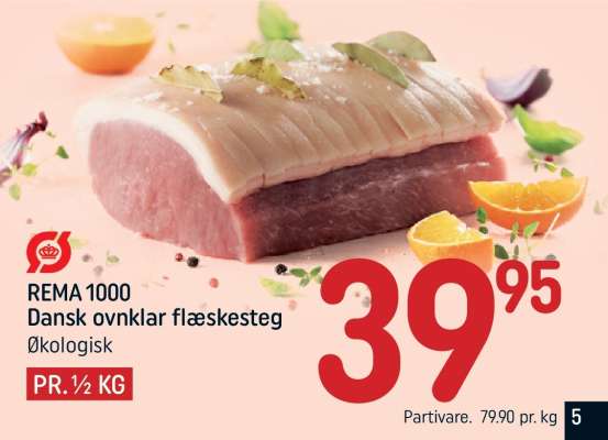 REMA 1000 Dansk ovnklar flæskesteg