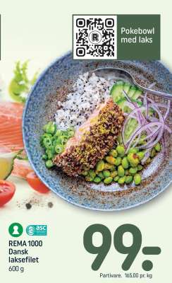 REMA 1000 Dansk laksefilet