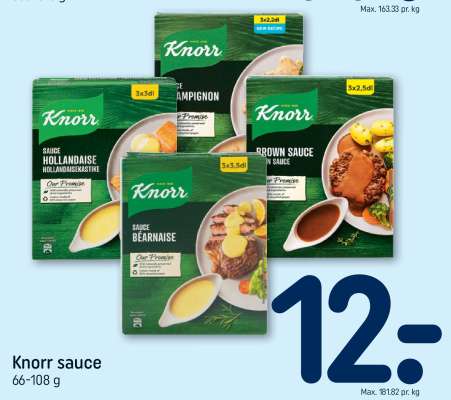 Knorr sauce