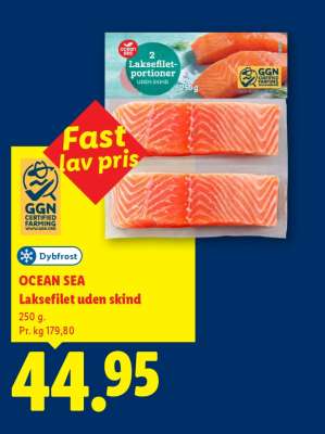 OCEAN SEA Laksefilet uden skind