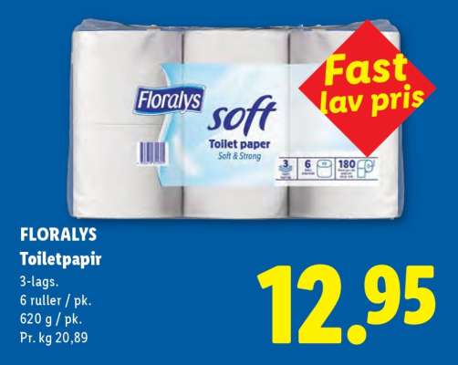 FLORALYS Toiletpapir