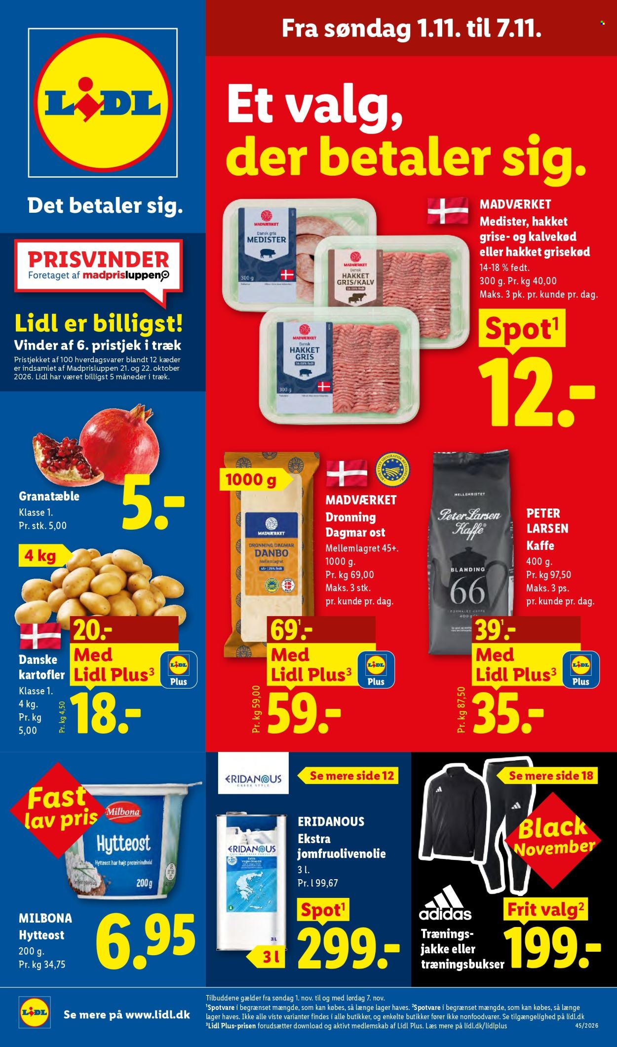 Lidl tilbud - 1.11.2026 - 7.11.2026. Side 1
