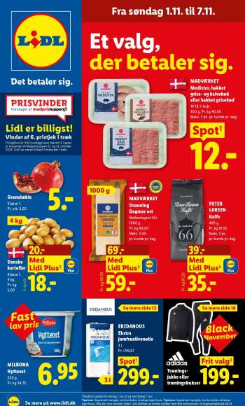 Lidl tilbudsavis  - 1.11.2026 - 7.11.2026.