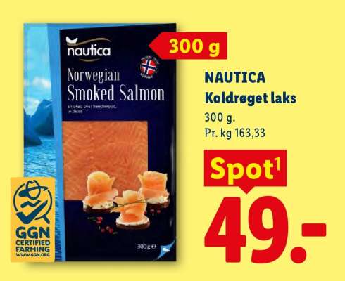 NAUTICA Koldrøget laks