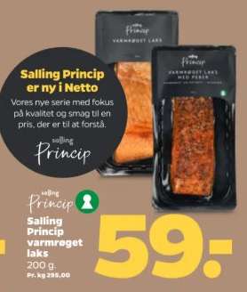 Salling Princip varmrøget laks