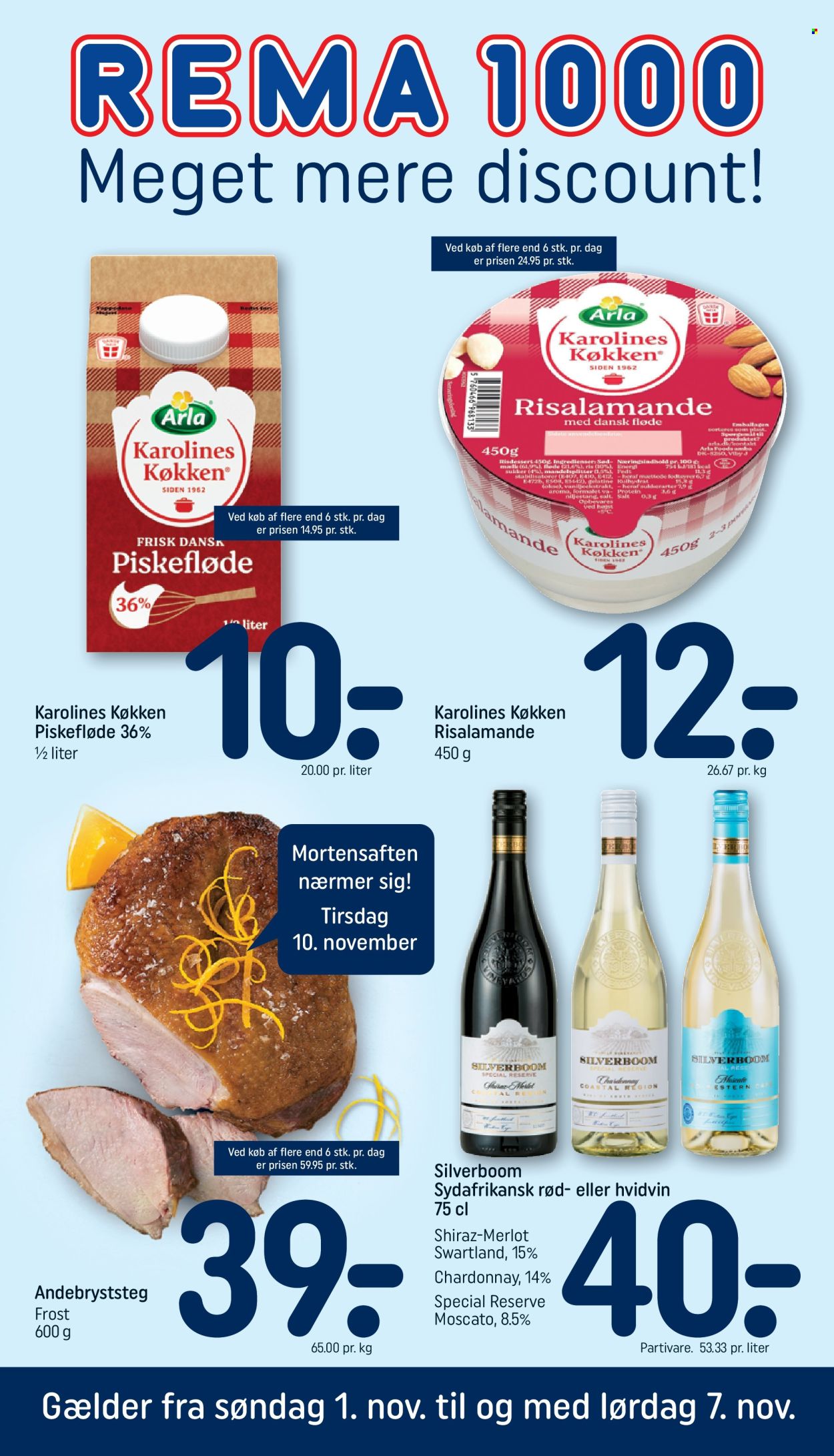 Rema 1000 tilbud - 1.11.2026 - 7.11.2026. Side 1